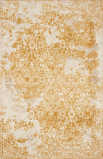 product image of Lindsay Power Loomed Gold / Antique White Rug Flatshot Image 544