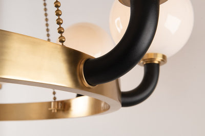 product image for werner 8 light pendant design by hudson valley 4 22