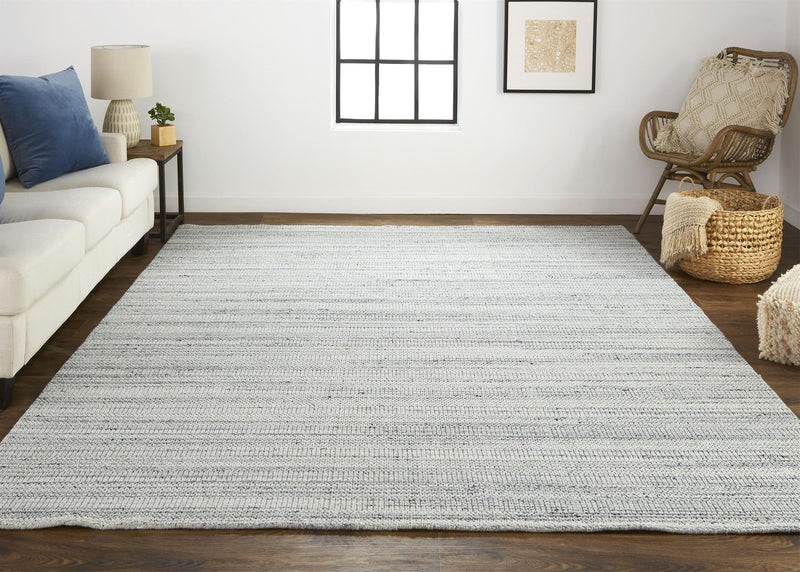 media image for Foxwood Hand Woven Light Gray and Silver Rug by BD Fine Roomscene Image 1 24
