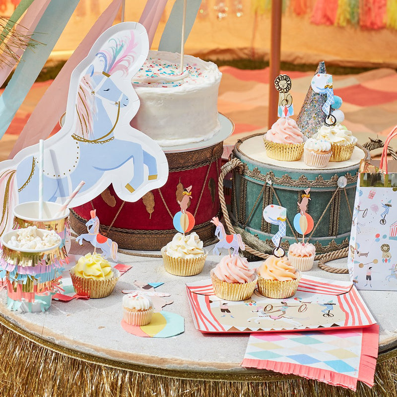 media image for circus parade cupcake kit by meri meri 2 273