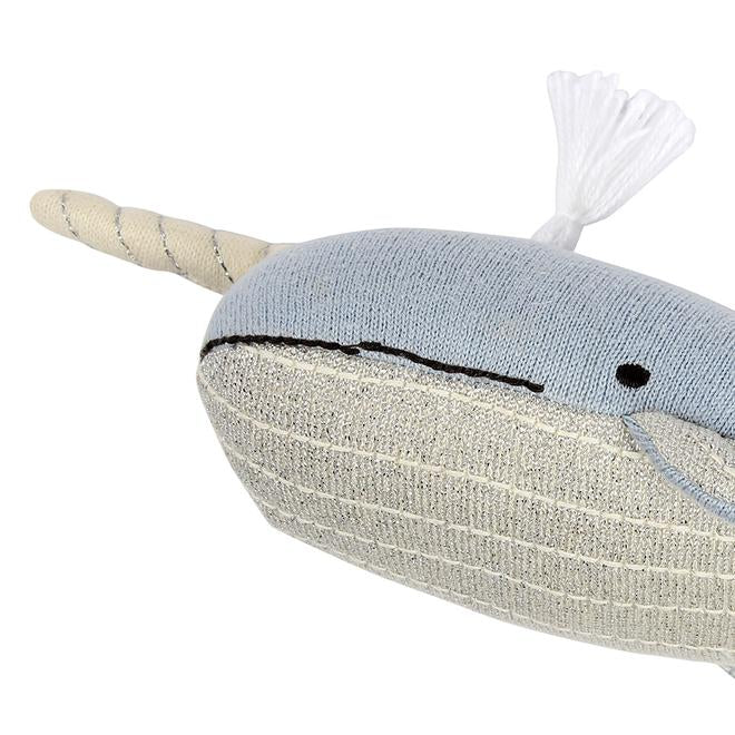 media image for milo narwhal small toy by meri meri 2 222