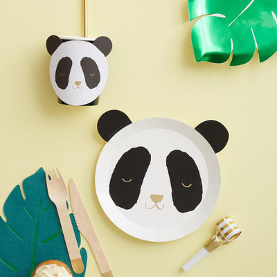product image for panda party cups by meri meri 3 51