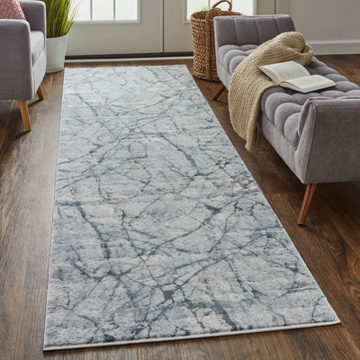 product image for Halton Teal and Gray Rug by BD Fine Roomscene Image 1 15