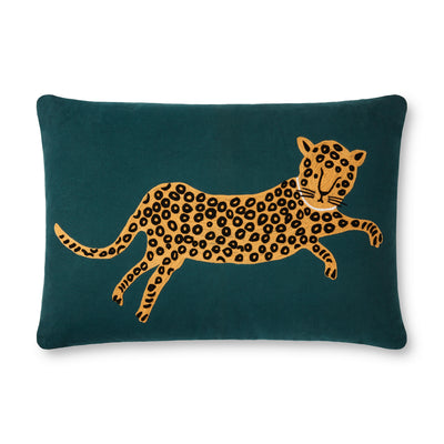 product image of Teal & Gold Pillow Flatshot Image 1 578