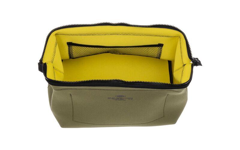 media image for wired pouch large olive yellow design by puebco 7 20
