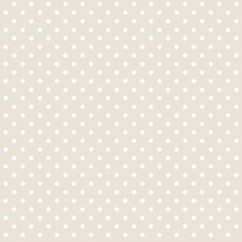 media image for Polka Dot Small Wallpaper in Bisque/Ivory 267