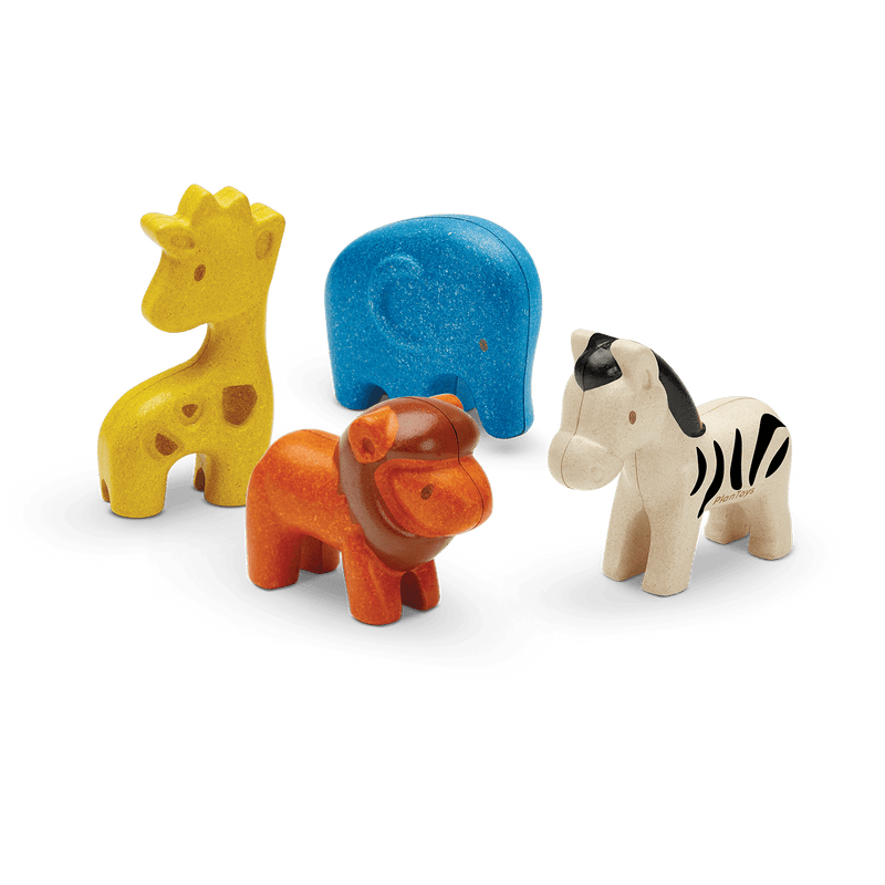 media image for wild animals set by plan toys 1 234