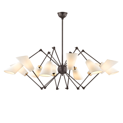 product image for hudson valley buckingham 12 light chandelier 5312 2 7