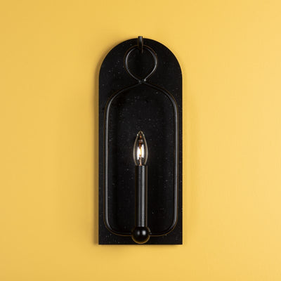 product image for mallory 1 light wall sconce by mitzi h512101 ai 6 37