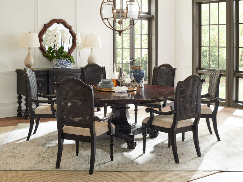 media image for bonaire round dining table by tommy bahama home 01 0621 870c 9 299