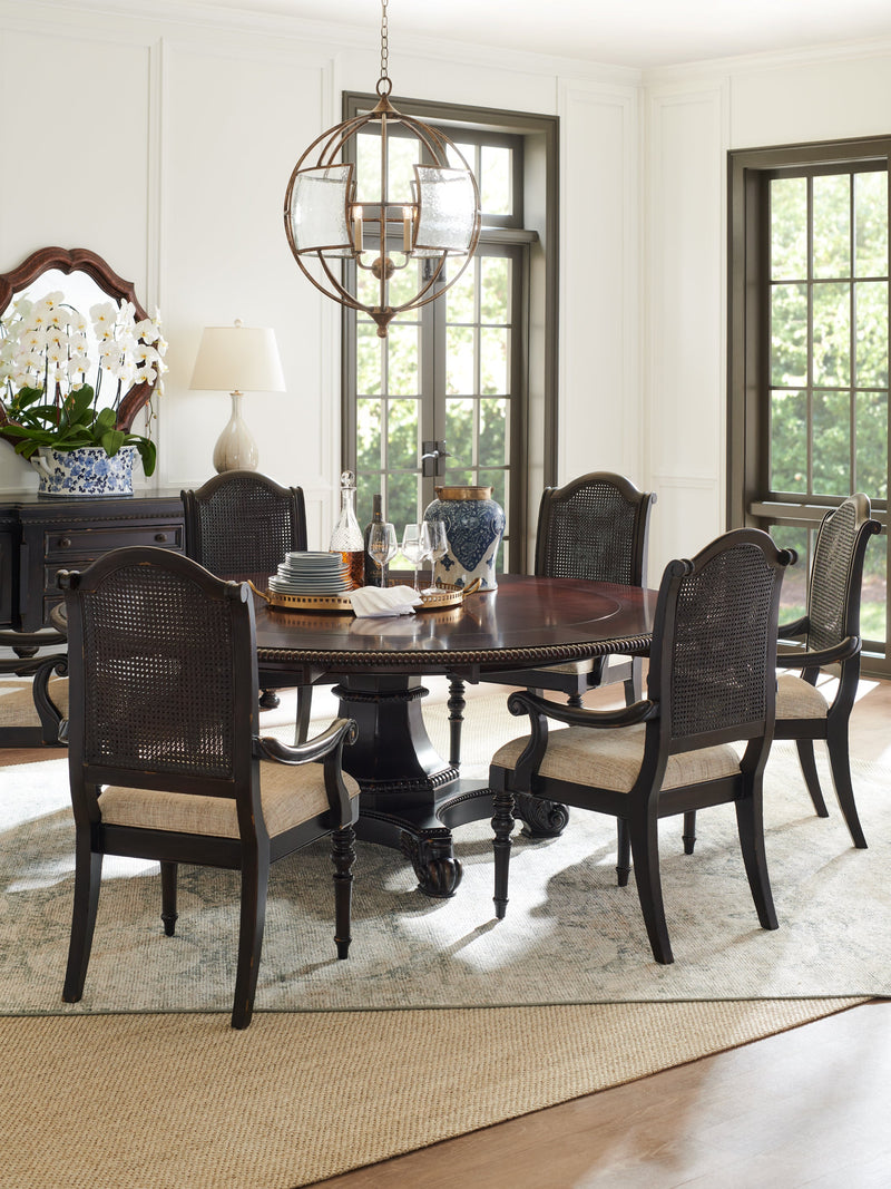 media image for bonaire round dining table by tommy bahama home 01 0621 870c 10 290