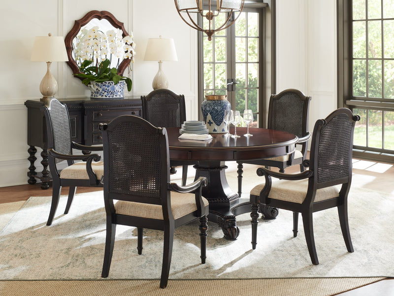 media image for bonaire round dining table by tommy bahama home 01 0621 870c 7 211