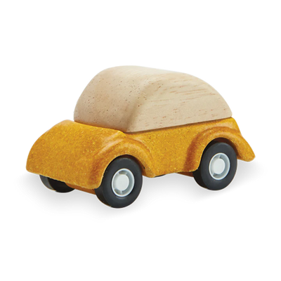 product image for yellow car by plan toys pl 6282 1 76