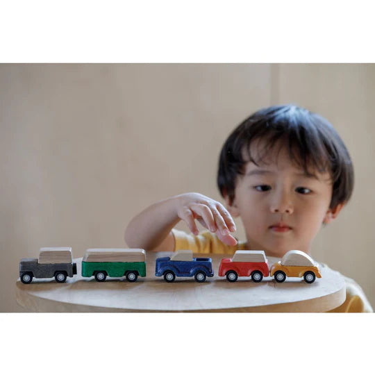 media image for yellow car by plan toys pl 6282 9 210