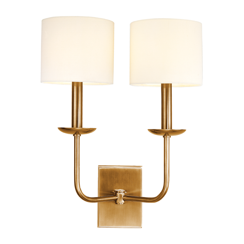 media image for hudson valley kings point 2 light wall sconce 1 269