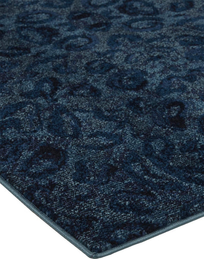 product image for Meera Deep Teal and Ink Blue Rug by BD Fine Corner Image 1 98
