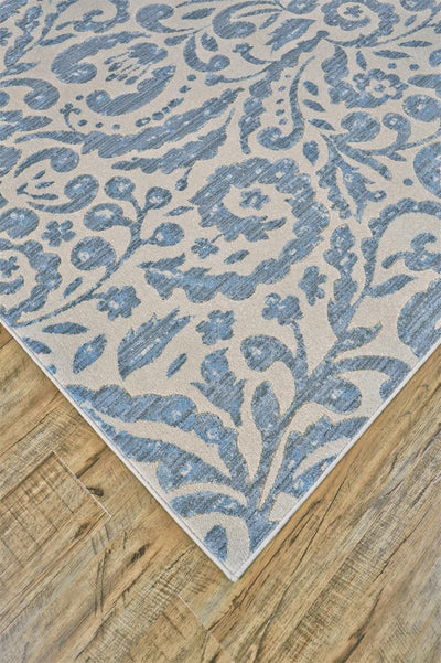 product image for Carini Blue and Ivory Rug by BD Fine Corner Image 1 5