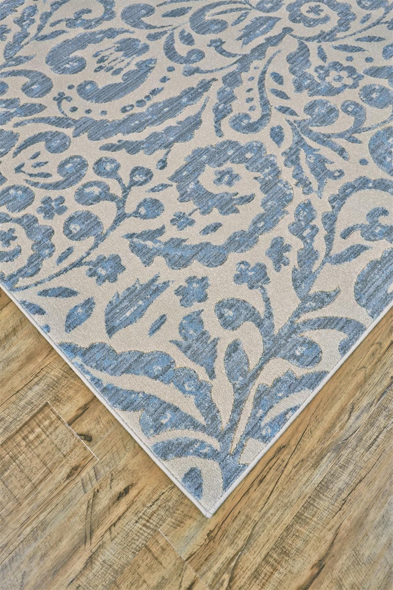 media image for Carini Blue and Ivory Rug by BD Fine Corner Image 1 266