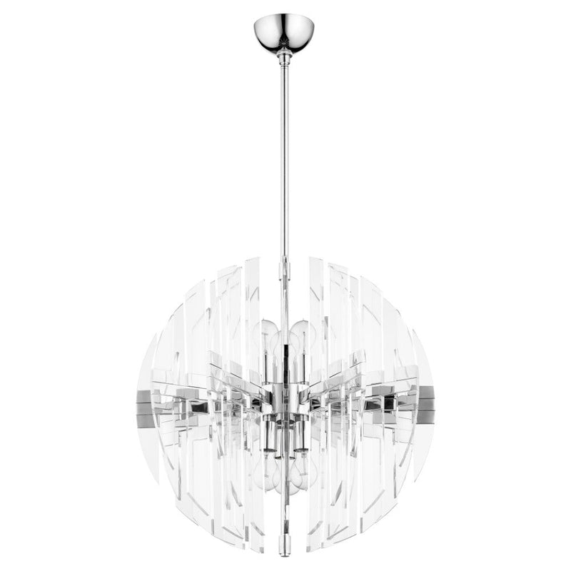 media image for zion 27 inch 9 light sphere pendant in various colors 2 270