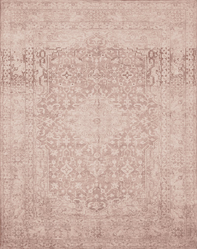product image for Lucca Power Loomed Terracotta / Ivory Rug Flatshot Image 55