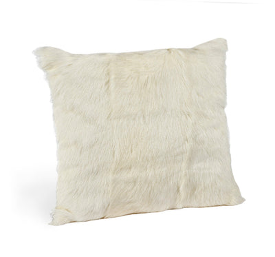 product image for Goat Skin Ivory Bolster Pillow 2 86