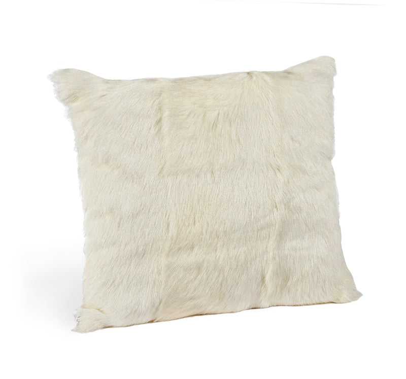 media image for Goat Skin Ivory Bolster Pillow 2 26