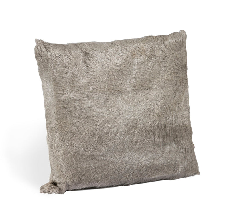 media image for Goat Skin Light Grey Bolster Pillow 2 291