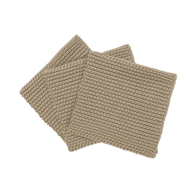 product image for wipe perla knitted dish cloths cotton set of 3 by blomus blo 64235 4 82