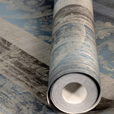 product image for Nerites Midnight Blue Wallpaper from the Adonea Collection by Galerie Wallcoverings 85