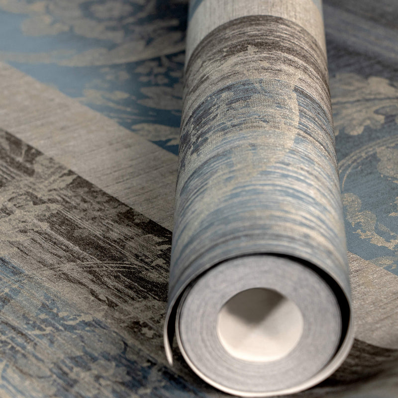 media image for Nerites Midnight Blue Wallpaper from the Adonea Collection by Galerie Wallcoverings 258