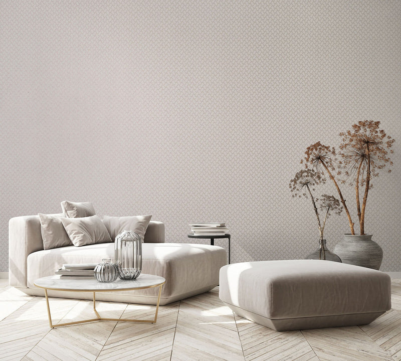 media image for Balance Wallpaper in Dusty Lilac 262