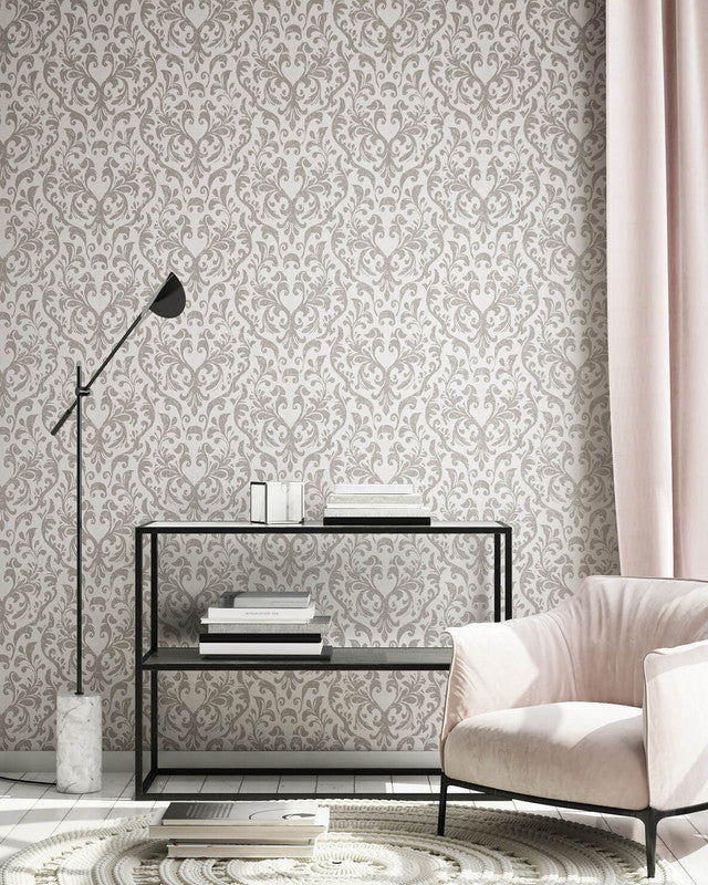 media image for Notting Hill Wallpaper in Cream Gold 245