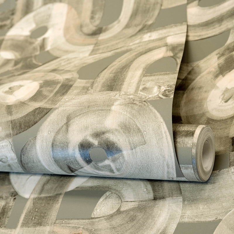 media image for Penello Brush Dance Wallpaper in Sage 241