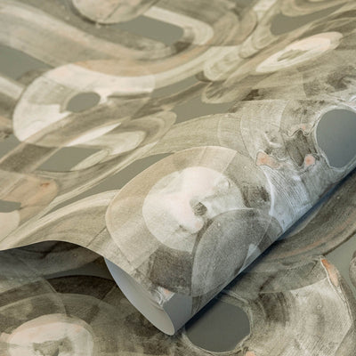 product image for Penello Brush Dance Wallpaper in Sage 84