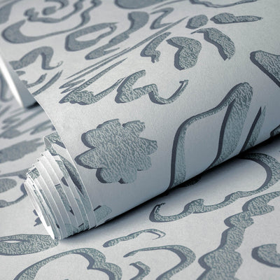 product image for Fiore Operatic Flowers Wallpaper in Poppy Seed 86