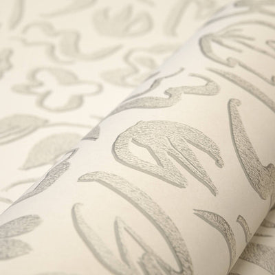 product image for Fiore Operatic Flowers Wallpaper in Sesame 26