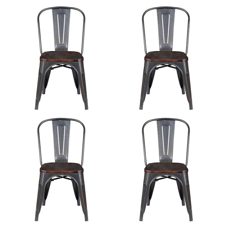 media image for Danne Stacking Side Chair in Various Colors - Set of 4 Alternate Image 5 298