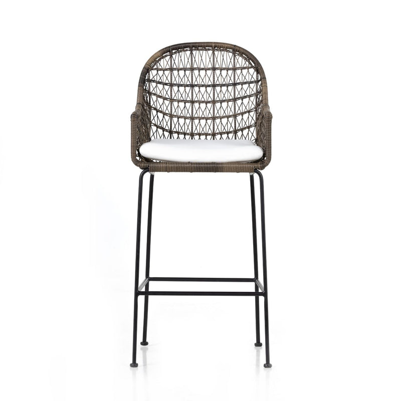 media image for Bandera Outdoor Bar/Counter Stool w/Cushion in Various Colors Alternate Image 2 293