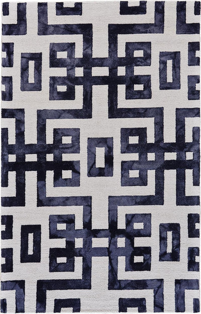 product image for Marengo Hand Tufted Black and Ivory Rug by BD Fine Flatshot Image 1 78