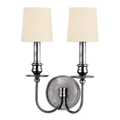 product image for cohasset 2 light wall sconce design by hudson valley 1 80