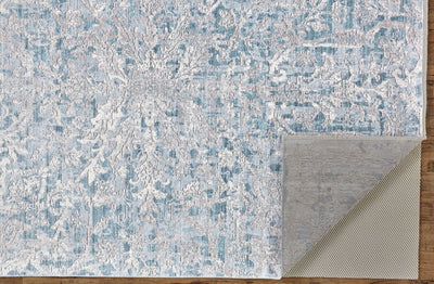 product image for Tirza Teal and Gray Rug by BD Fine Fold Image 1 42