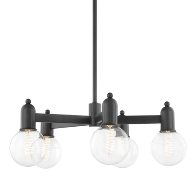 product image for bryce 5 light chandelier by mitzi h419805 agb 2 92