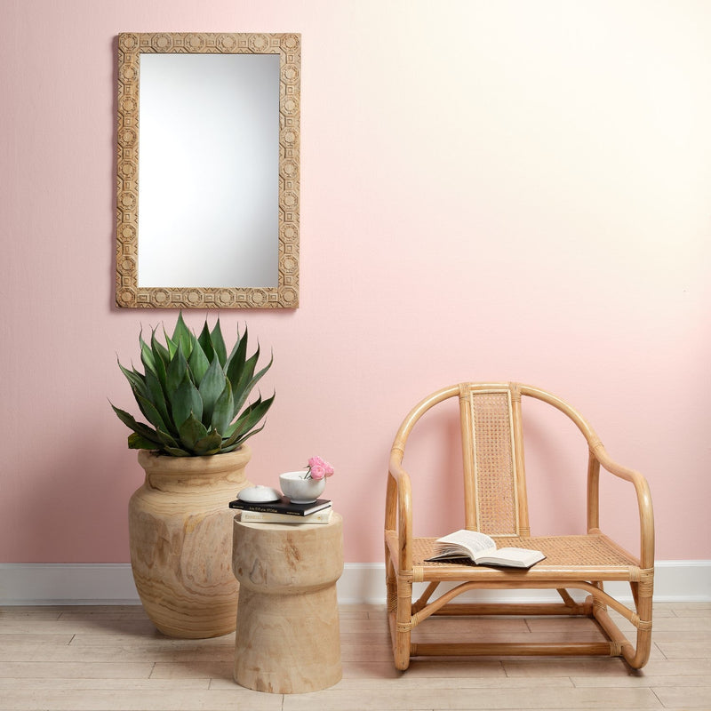 media image for Relief Carved Rectangle Mirror 4 238