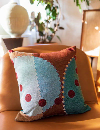 product image for dotty woven pillow 2 49