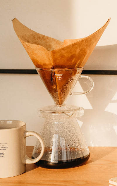product image for glass coffee dripper set design by puebco 12 87