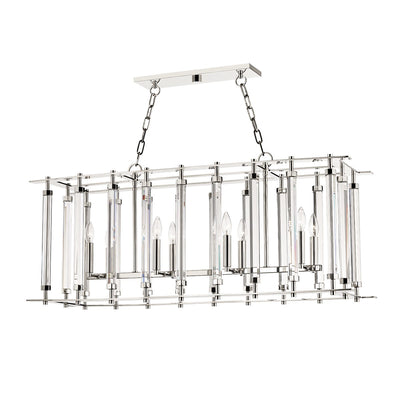 product image for haddon 8 light island light design by hudson valley 2 39
