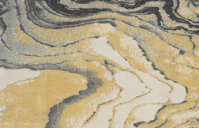 product image for Milania Gray and Yellow Rug by BD Fine Texture Image 1 90