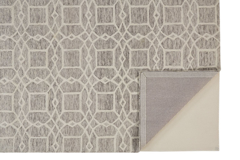 media image for Veran Gray and Ivory Rug by BD Fine Fold Image 1 245