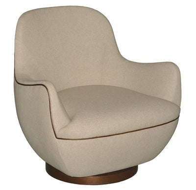 product image of Brene Oatmeal Swivel Chair 1 52