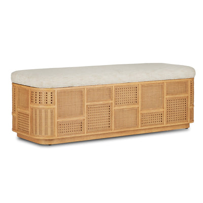 product image of Anisa Parchment Storage Bench 1 527